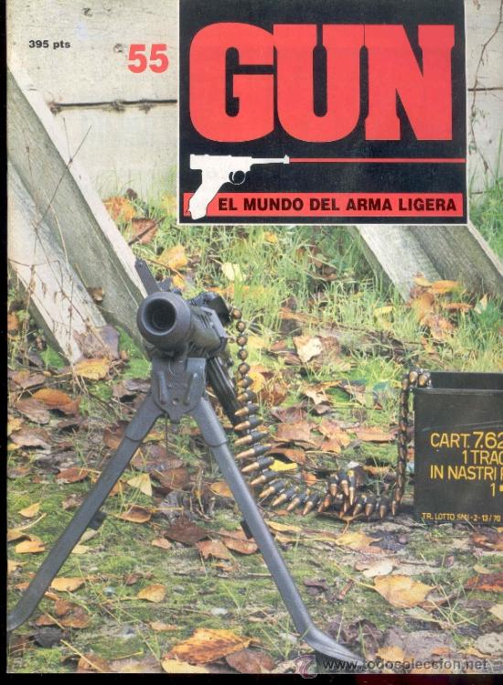 Collezionismo di Riviste e Giornali: REVISTA - GUN - EL MUNDO DEL ARMA LIGERA - FASCICULO N&ordm; 55 - EDICIONES CONTRASTES 1995