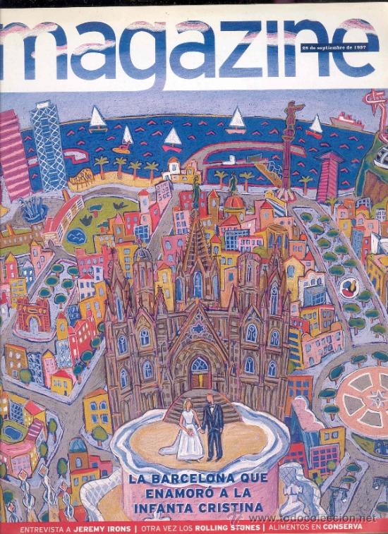 Collezionismo di Riviste e Giornali: REVISTA, MAGAZINE, 28 DE SEPTIEMBRE 1997- LA BARCELONA QUE ENAMORO A LA INFANTA CRISTINA