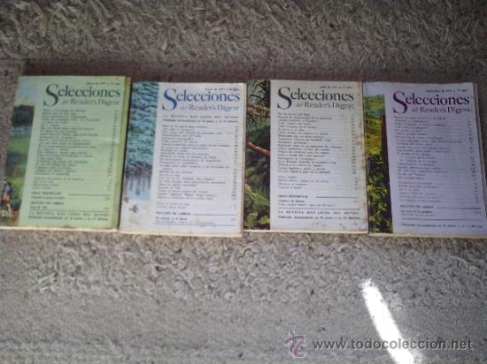 Collezionismo di Riviste e Giornali: SELECCIONES DEL READER&acute;S DIGEST -  ENERO, MARZO, JULIO y SEPTIEMBRE 1977, N&ordm;s 436, 436, 440 y 442