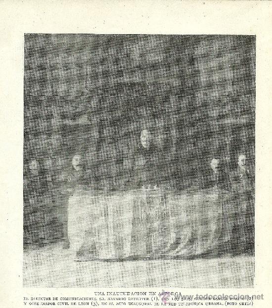 Coleccionismo de Revistas y Peri&oacute;dicos: * ASTORGA * TEL&Eacute;FONO * NAVARRO REVERTER * Inauguraci&oacute;n de la red telef&oacute;nica - 1919