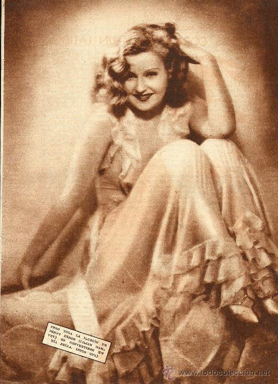 Collectionnisme de Revues et Journaux: * CINE * La actriz Lilian Harvey - 1932