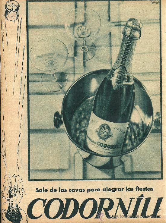 Coleccionismo de Revistas y Peri&oacute;dicos: Publicidad cava Codorniu - 1932