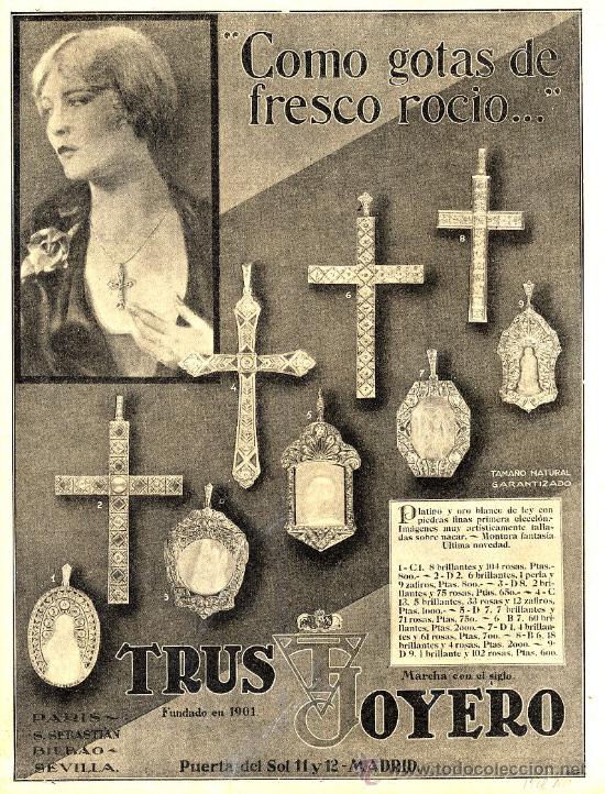 Coleccionismo de Revistas y Peri&oacute;dicos: TRUST JOYERO 1928 MADRID HOJA REVISTA