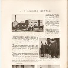 Coleccionismo de Revistas y Periódicos: REVISTA.AÑO 1900.MADRID.PANIFICADORA.FABRICA DE PAN.ELEONORA DUSE.ZEPPELIN.PANTEON.DIA DE DIFUNTOS.