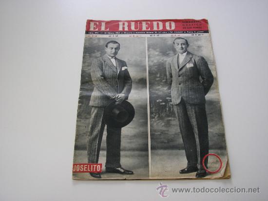 Coleccionismo de Revistas y Peri&oacute;dicos: REVISTA EL RUEDO. 28 FEBRERO DE 1963. N&ordm; 975. PORTADA DE JOSELITO