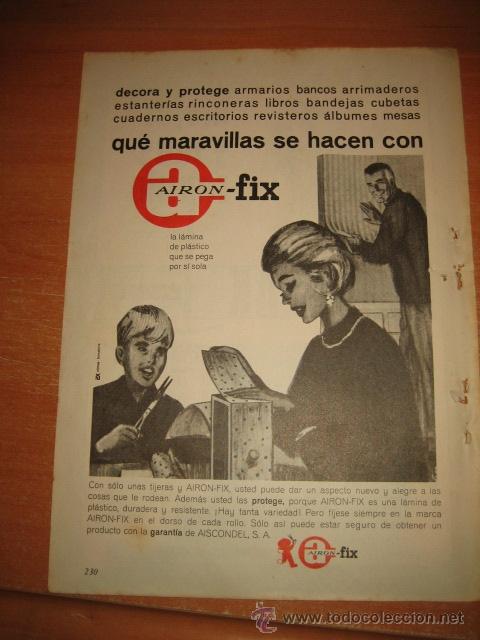 Coleccionismo de Revistas y Peri&oacute;dicos: PUBLICIDAD AIRON-FIX  HOJA DE REVISTA READERS DIGEST 1965