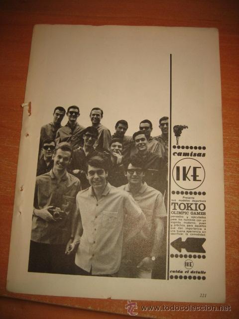 Coleccionismo de Revistas y Peri&oacute;dicos: PUBLICIDAD CAMISAS IKE HOJA DE REVISTA READERS DIGEST 1965