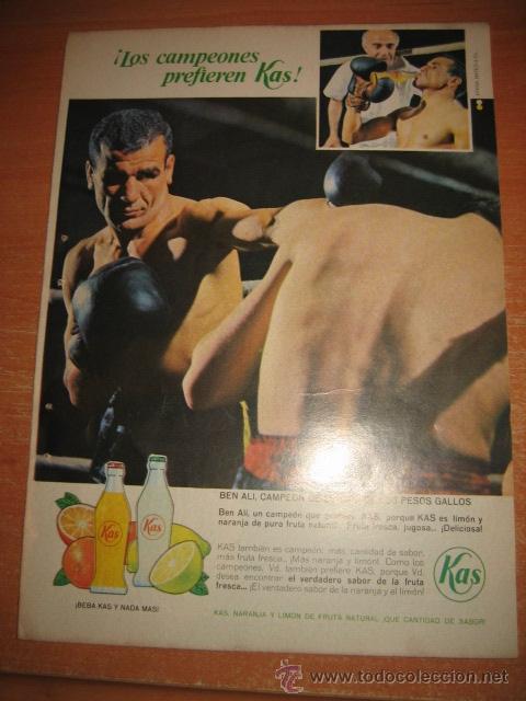 Coleccionismo de Revistas y Peri&oacute;dicos: PUBLICIDAD LOS CAMPEONES PREFIEREN KAS  HOJA DE REVISTA READERS DIGEST 1965