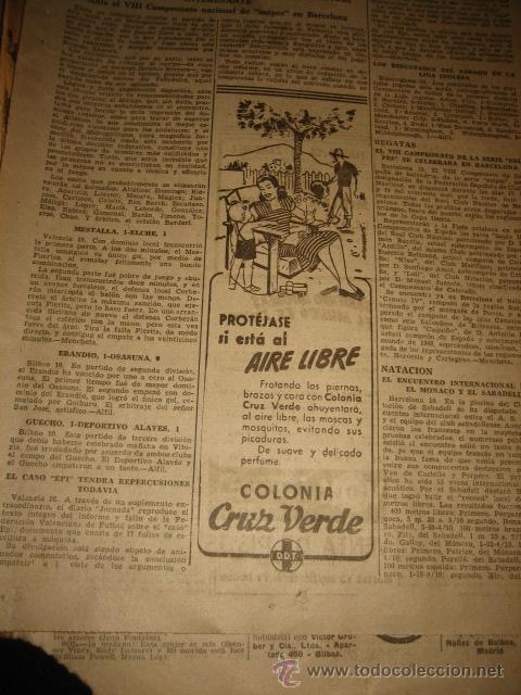 Coleccionismo de revistas y peri&oacute;dicos: PUBLICIDAD COLONIA CRUZ RETAL HOJA DE REVISTA  ABC 1949