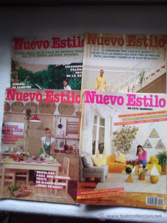 Collezionismo di Riviste e Giornali: LOTE 4 REVISTAS DECORACION - NUEVO ESTILO N&ordm;s 38, 47, 64 y 92