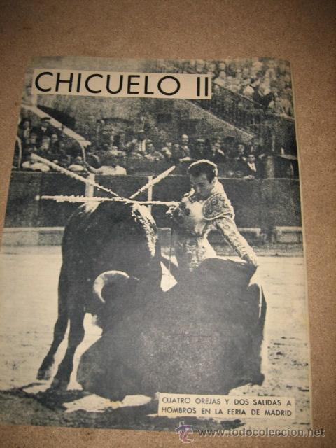 Sammeln von Zeitschriften und Zeitungen: CHICUELO II  HOJA DE REVISTA LA ACTUALIDAD 1957