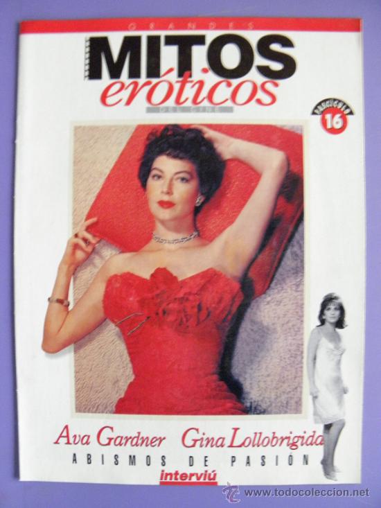 Coleccionismo de Revistas y Peri&oacute;dicos: Grandes mitos er&oacute;ticos del cine fasc&iacute;culo n&ordm; 16 Ava Gardner y Gina Lollobrigida