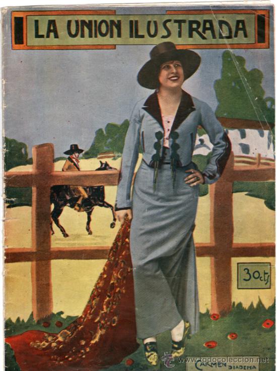 Collectionnisme de Revues et Journaux: CARMEN DIADEMA. BAILARINA . PORTADA LA UNION ILUSTRADA. A&Ntilde;O: 1926. 21,5X29CM.
