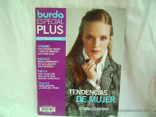 Coleccionismo de revistas y peri&oacute;dicos: BURDA E956 ESPECIAL PLUS, A&Ntilde;O 2007. OTO&Ntilde;O INVIERNO. TRUCOS. FIESTA. URBANO. LENCERIA.GENEROS DE LANA