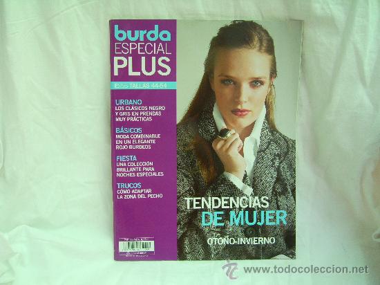 Coleccionismo de revistas y peri&oacute;dicos: BURDA E956 ESPECIAL PLUS, A&Ntilde;O 2007. OTO&Ntilde;O INVIERNO. TRUCOS. FIESTA. URBANO. LENCERIA.GENEROS DE LANA