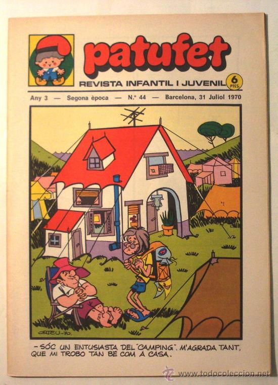 Coleccionismo de Revistas y Peri&oacute;dicos: PATUFET - A&Ntilde;O 3 - SEGUNDA EPOCA - N&ordm; 44 -1970 -