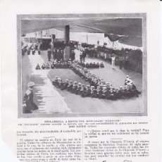 Coleccionismo de Revistas y Periódicos: BOY SCOUTS MARINOS CURIOSA IMAGEN DE 1920.