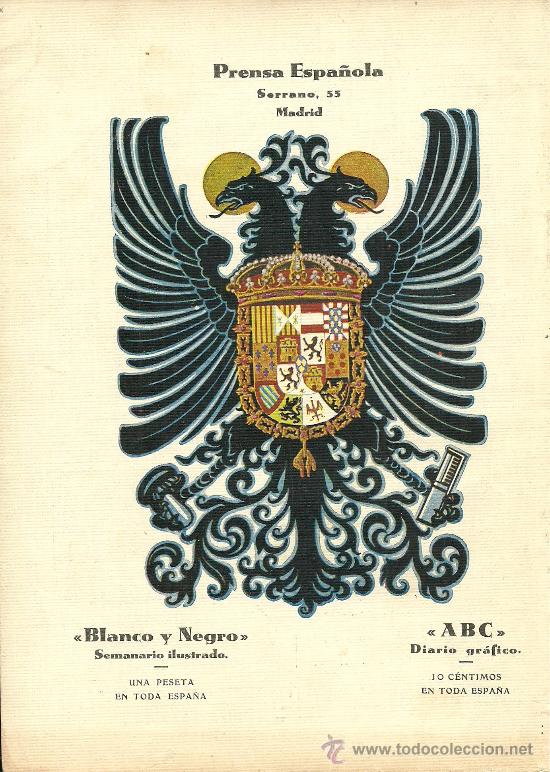 Coleccionismo de Revistas y Peri&oacute;dicos: Anagrama escudo de Prensa Espa&ntilde;ola, Blanco y negro y ABC - 1930
