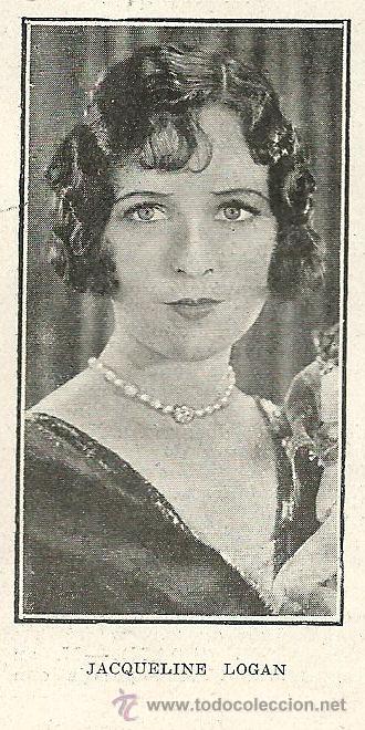 Collezionismo di Riviste e Giornali: La actriz Jacqueline Logan - 1930
