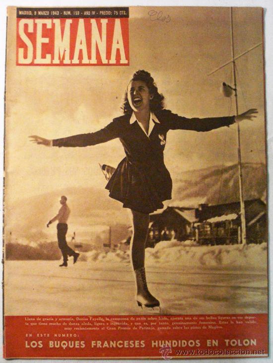 Collezionismo di Riviste e Giornali: SEMANA N&ordm; 159 A&Ntilde;O 1943