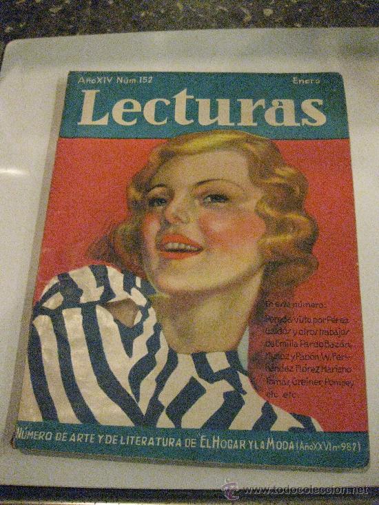 Coleccionismo de revistas y peri&oacute;dicos: LECTURAS ENERO 1934.SECRETOS MARY PICKFORD Y LESLIE HOWARD.