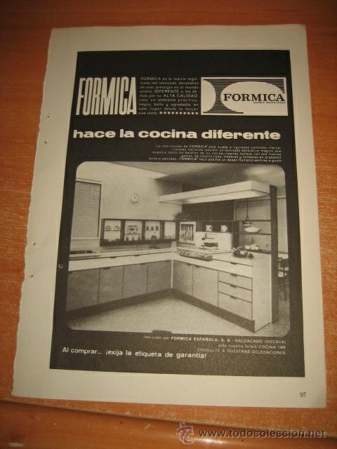 Coleccionismo de Revistas y Peri&oacute;dicos: PUBLICIDAD FORMICA HOJA DE REVISTA READERS DIGEST 1965
