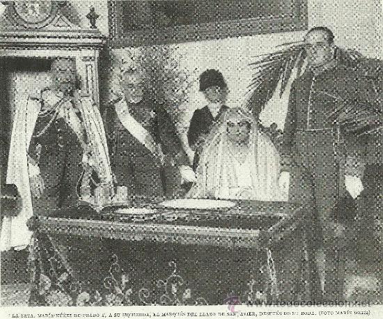 Coleccionismo de Revistas y Peri&oacute;dicos: * BODA * Enlace Srta. Mar&iacute;a N&uacute;&ntilde;ez de Prado &ndash; Marqu&eacute;s del Llano de San Javier - 1919