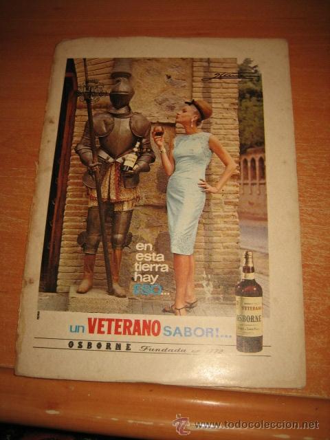 Coleccionismo de Revistas y Peri&oacute;dicos: PUBLICIDAD BRANDY VETERANO OSBORNE HOJA DE REVISTA READERS DIGEST 1965