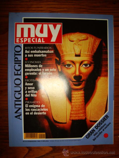 Coleccionismo de revistas y peri&oacute;dicos: MUY ESPECIAL N&ordm; 9 - ANTIGUO EGIPTO