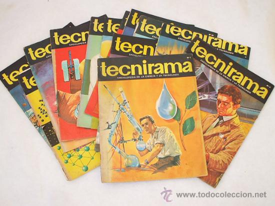 Coleccionismo de revistas y peri&oacute;dicos: TECNIRAMA,ENCICLOPEDIA DE LA CIENCIA Y LA TENOLOGIA, 12 REVISTAS , EDITORIAL CODEX, A&Ntilde;O 1963