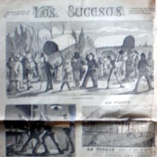 Coleccionismo de Revistas y Periódicos: MADRID 2 MARZO 1884.- LOS SUCESOS -.REVISTA POLÍTICA SEMANAL ILUSTRADA.4 PÁGINAS.35 X 50 CM. 