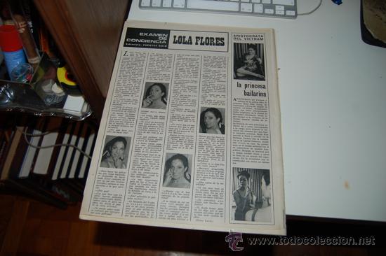 Coleccionismo de revistas y peri&oacute;dicos: LOLA FLORES: Entrevista de 1967