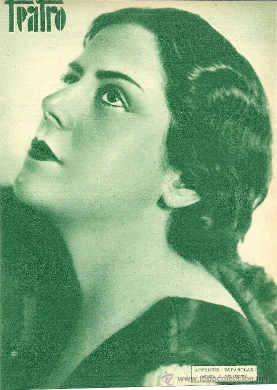 Coleccionismo de revistas y peri&oacute;dicos: La actriz Pepita C. Vel&aacute;zquez- 1935