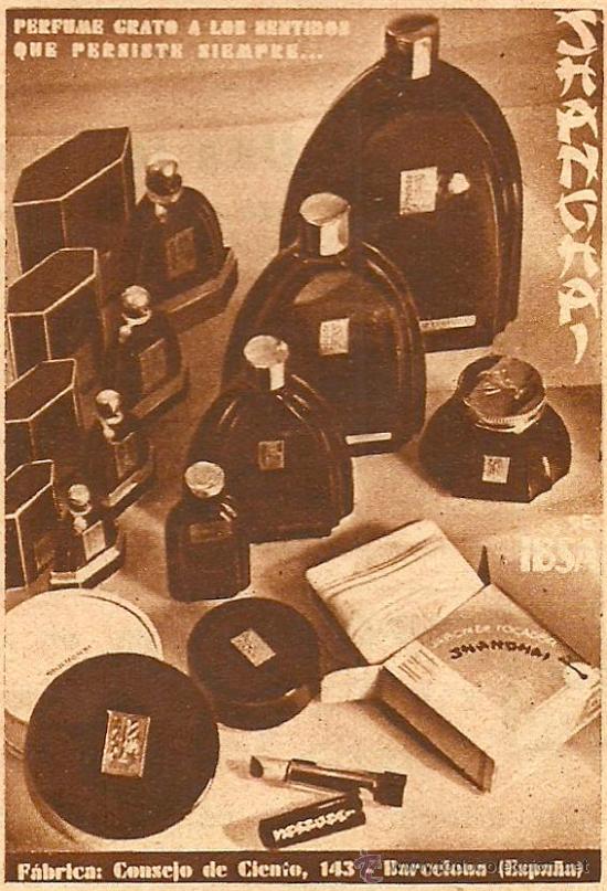 Coleccionismo de revistas y peri&oacute;dicos: Publicidad cosm&eacute;tica: perfume Shanghai - 1935