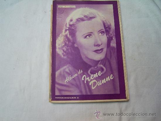 Coleccionismo de revistas y peri&oacute;dicos: album fotogramas n &ordm;21,  irene dunne