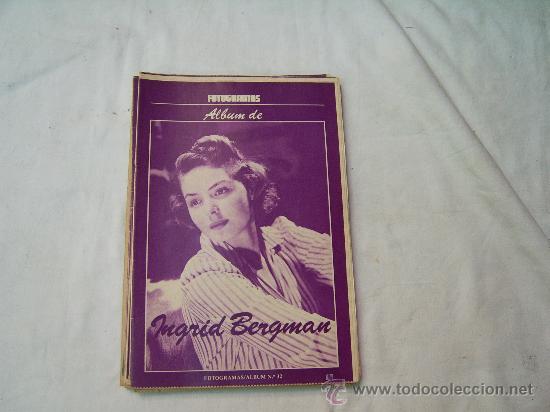 Collectionnisme de Revues et Journaux: ALBUM FOTOGRAMAS N&ordm;32, INGRID BERGMAN
