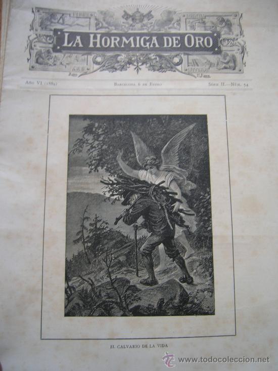 Coleccionismo de revistas y peri&oacute;dicos: LOTE N&Uacute;MEROS LA HORMIGA DE ORO - A&Ntilde;OS 1889, 1890, 1891, 1892 - UNIDAD 5,95 EUROS