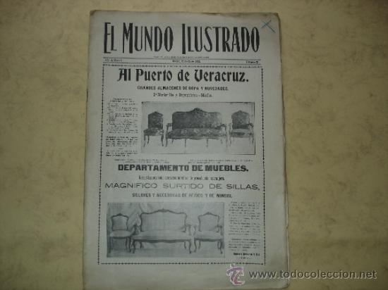 Collection Magazines and Newspapers: EL MUNDO ILUSTRADO - A&Ntilde;O X. TOMO I. NUMERO 21 - MEXICO, MAYO 24 DE 1903