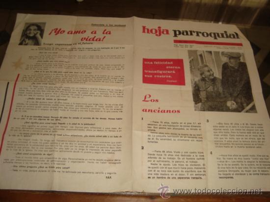 Colecionismo de Revistas e Jornais: hoja parroquial 1968 n 41  . palacio arzobispal, sevilla