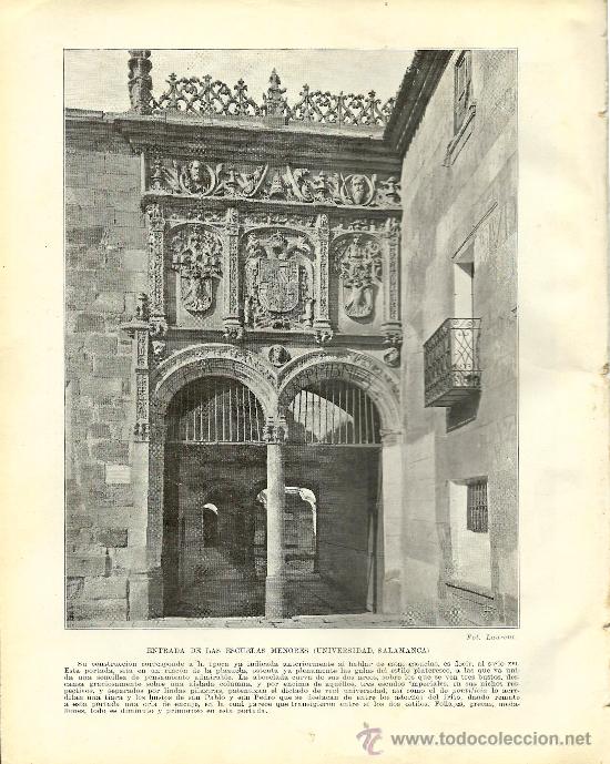 Collectionnisme de Revues et Journaux: * SALAMANCA * Espa&ntilde;a Art&iacute;stica y Monumental  ( circa 1921)