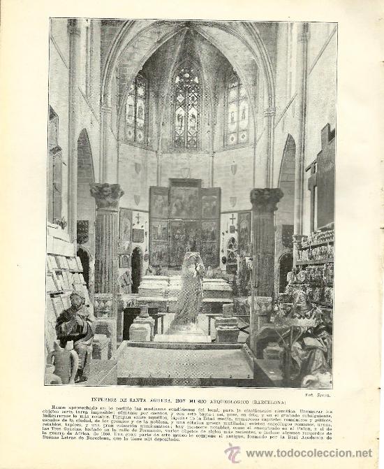 Collectionnisme de Revues et Journaux: * BARCELONA * Espa&ntilde;a Art&iacute;stica y Monumental  ( circa 1921)