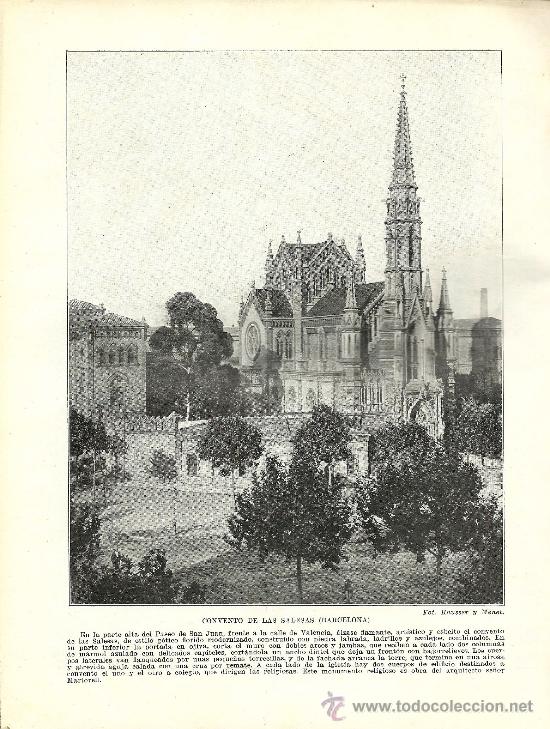 Coleccionismo de revistas y peri&oacute;dicos: * BARCELONA * Espa&ntilde;a Art&iacute;stica y Monumental  ( circa 1921)