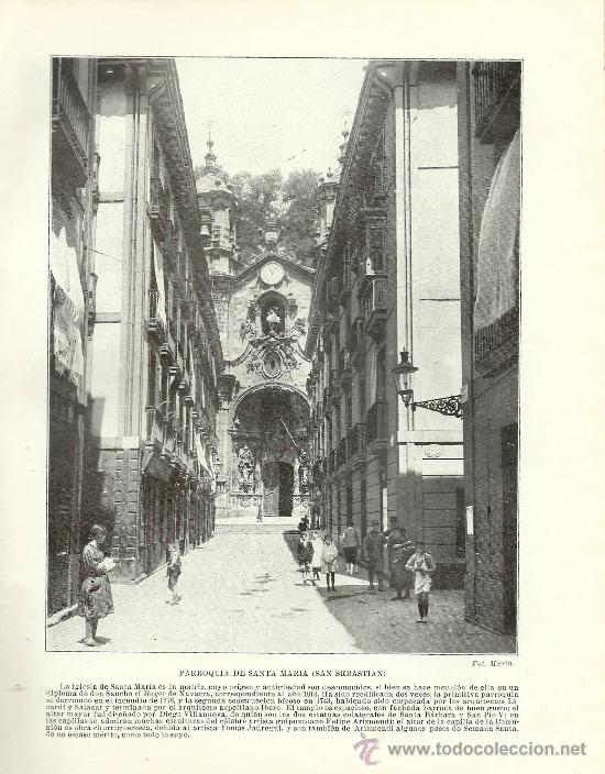 Collezionismo di Riviste e Giornali: * SAN SEBASTI&Aacute;N * Espa&ntilde;a Art&iacute;stica y Monumental  ( circa 1921)