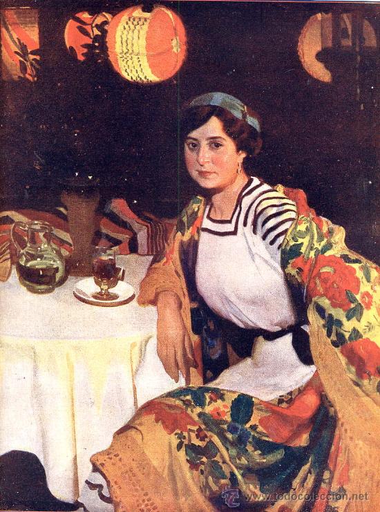 Collection Magazines and Newspapers: RODRIGUEZ ACOSTA 1917 NOCHE DE VERBENA ILUSTRACION HOJA REVISTA