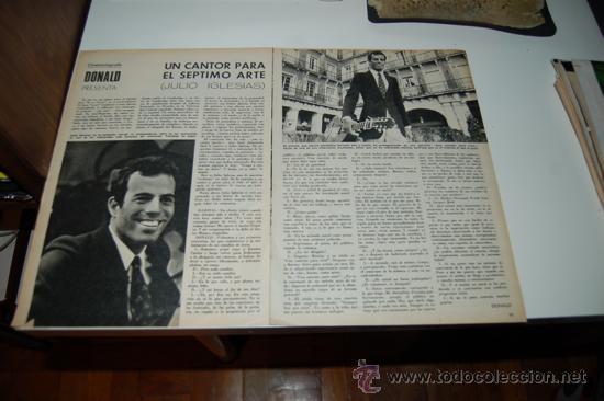 Coleccionismo de Revistas y Peri&oacute;dicos: JULIO IGLESIAS: Entrevista gr&aacute;fica de 1969