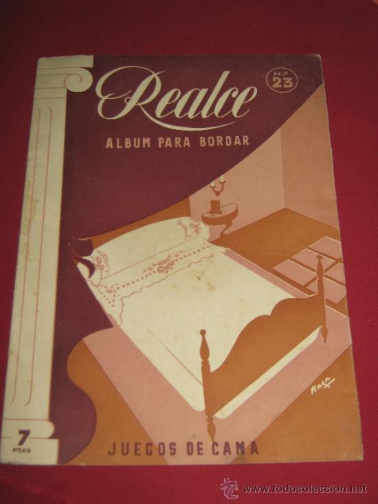 Collezionismo di Riviste e Giornali: REALCE - ALBUM PARA BORDAR - N&ordm; 23 - JUEGOS DE CAMA