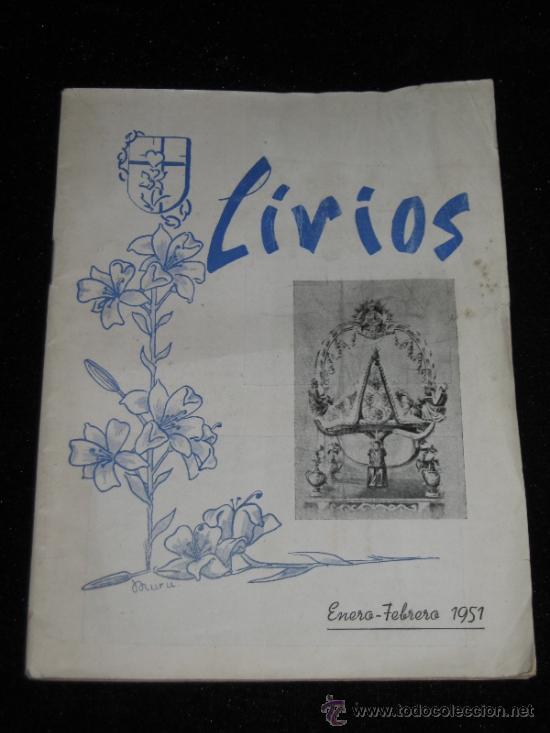 Collezionismo di Riviste e Giornali: REVISTA LIRIOS - SEGUNDA EPOCA N&ordm; 1 - ENERO/FEBRERO 1951