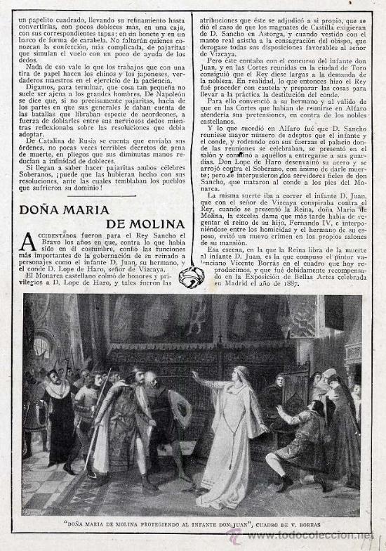 Efemerides Historicas 1526 Doña Maria De Molina - Comprar Otras ...