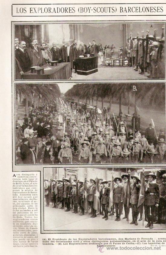 Sammeln von Zeitschriften und Zeitungen: A&Ntilde;O 1913.MASNOU.SOCIEDAD CORAL DE BILBAO.BOY-SCOUTS.GRANJA DE PLEGAMANS.PUNTA DE LA VACA.CADIZ.