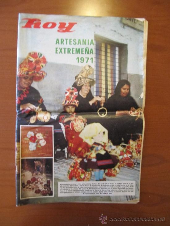 Coleccionismo de Revistas y Peri&oacute;dicos: Hoy. Artesan&iacute;a extreme&ntilde;a 1971